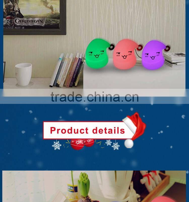 cap shaped silicone cover flexible battery operated decorative lamps