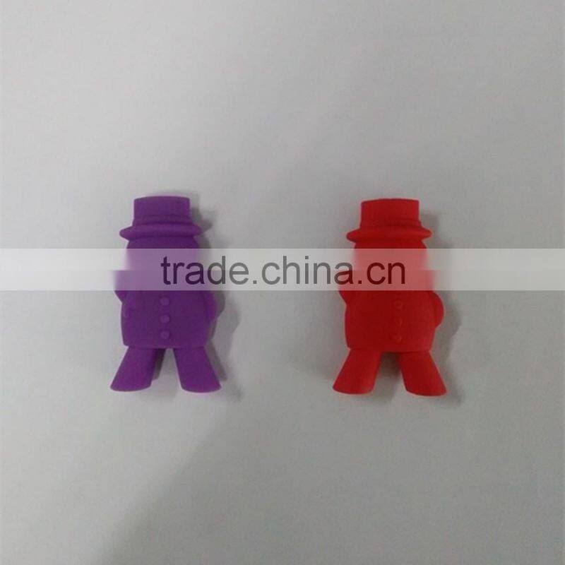 Korean&Japan hot selling snow man silicone chopsticks holder