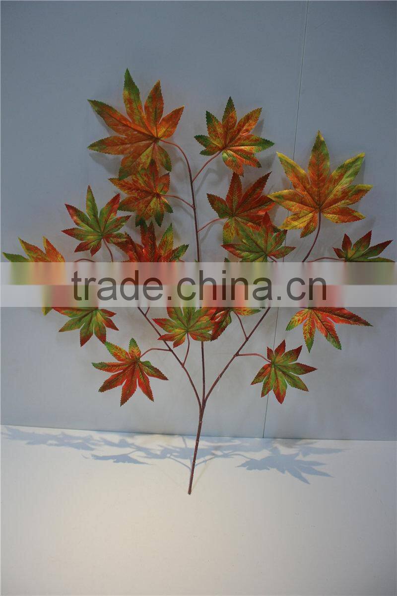 artificial plants artificial leaf branch decor autumn maple leaf decoration