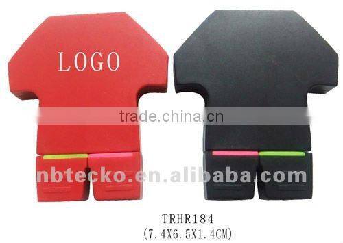 clothes shape 2 in 1 promotional highlighter marker pen