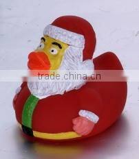 Christmas PVC Floating Santa Kids Gift Bath Duck