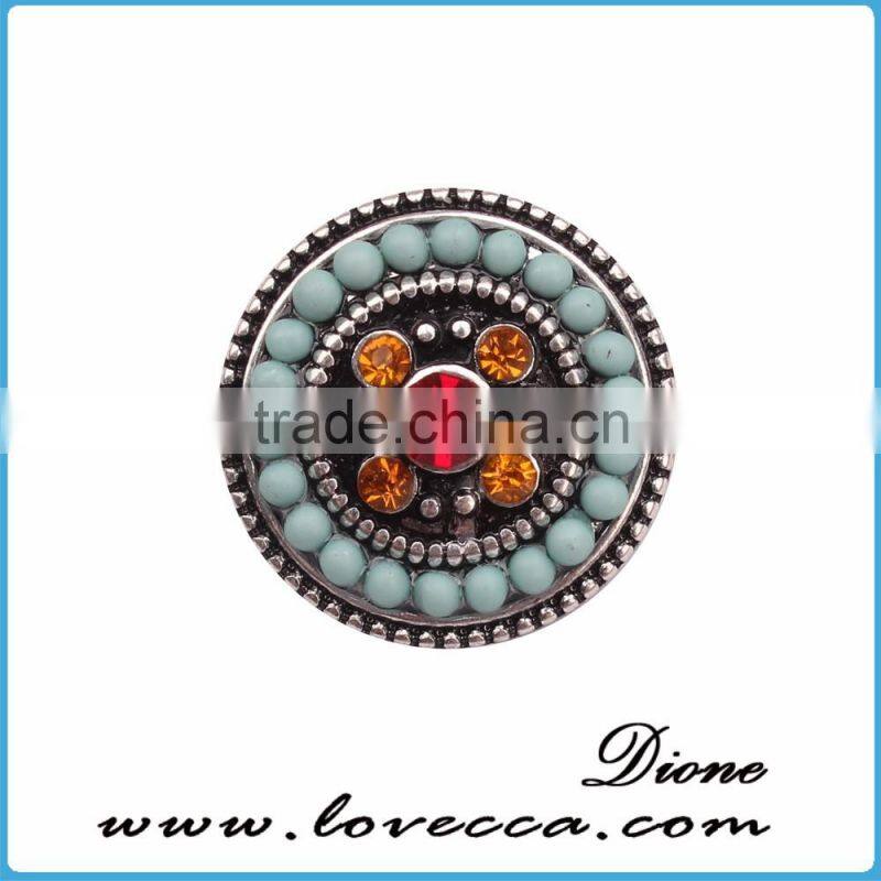 Made In China Snap Buttons,Custom Snap Buttons with seed beads,Classic Accessories Snap Button Jewelry