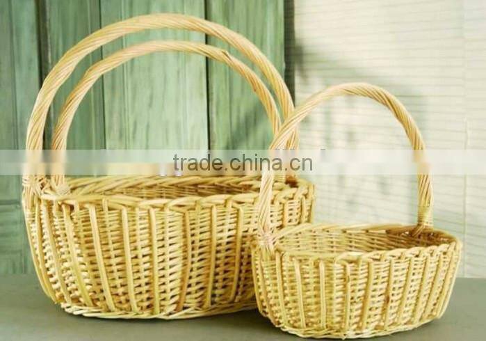 RH-YF16 high quality large rattan fruit picnic basket