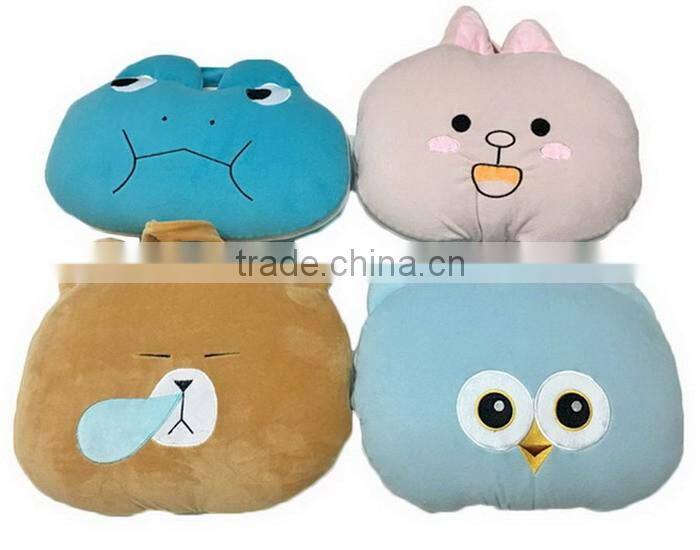 Cartoon Animal Shaped Throw Pillow Home Decorative Cushion Child Soft Plush Toy