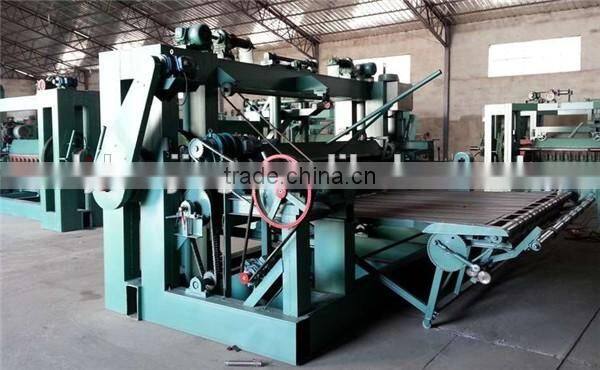 CNC spindle wood core veneer peeling and cutting machine for plywood factory