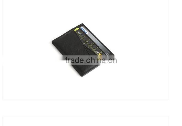 Leather credit card holder wallet custom credit card holder wholesale