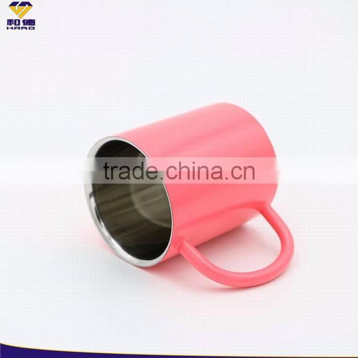 OEM And ODM Stainless Steel Pink Coffee Cups