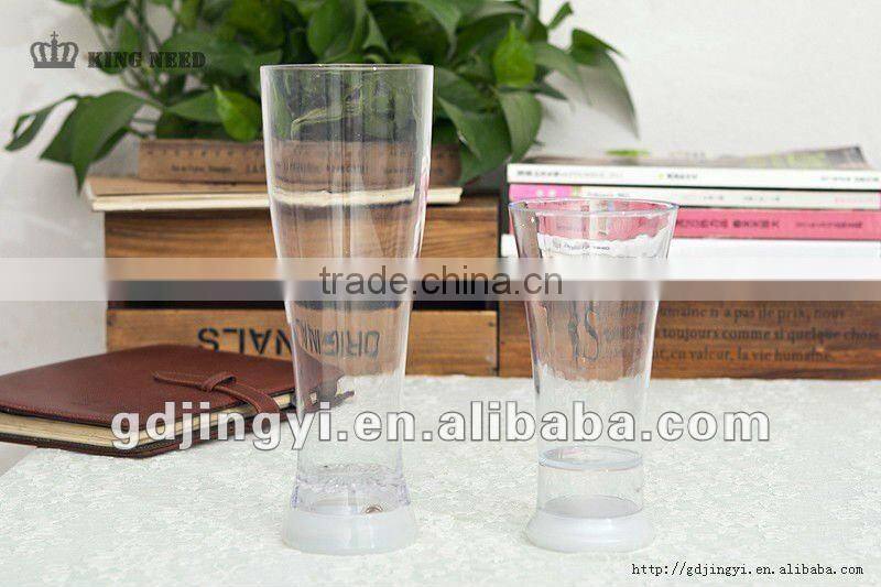 800ml & 450ml clear plastic led juice cups, flashing cups