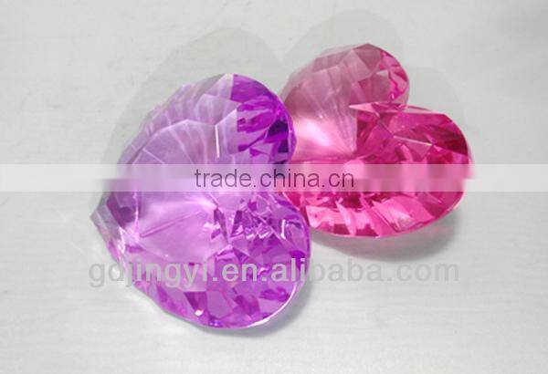 2014 dongguan acrylic decorative heart shaped indian wedding & thanksgiving gift