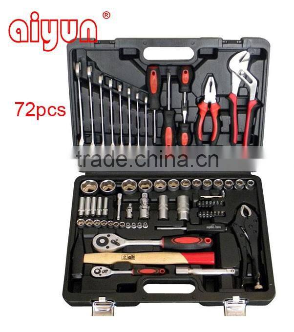 72pcs Combined Repairing Household Tool Kit Hand Tool Set socket