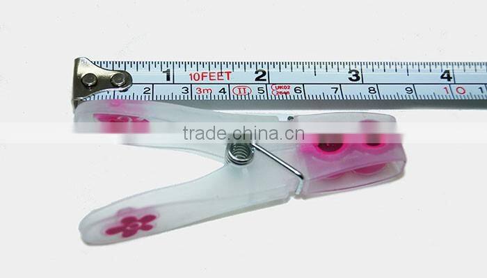 packed into plastic basket new material spring strong printed clothes pin