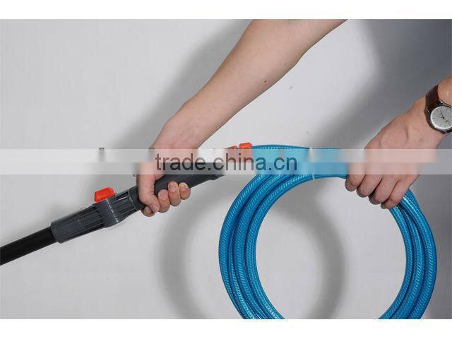 Long handle water fed brush with soft bristle and four different cleaning brushes