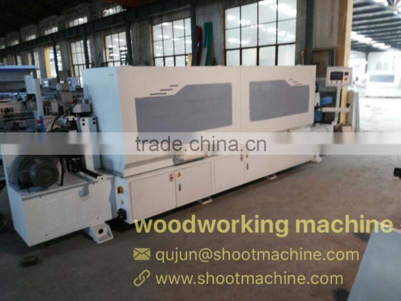 Applies the full-automatic edge banding machine (corner rounding function) SH450D with Panel width >=80