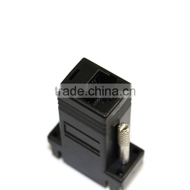 Lan rj45 to vga15p male adapter ,h0t062 rj45 to vga connector for sale
