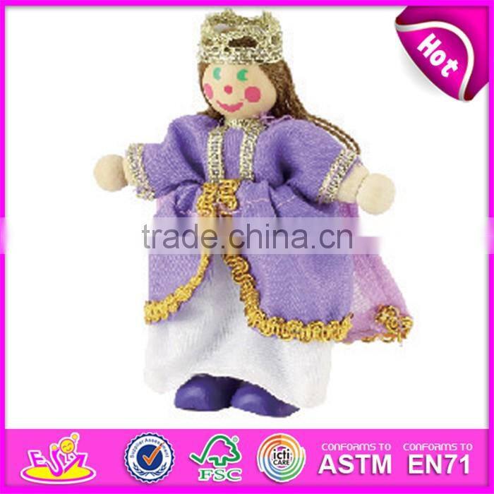 2016 wholesale cheap funny wooden baby puppet toy W06D026