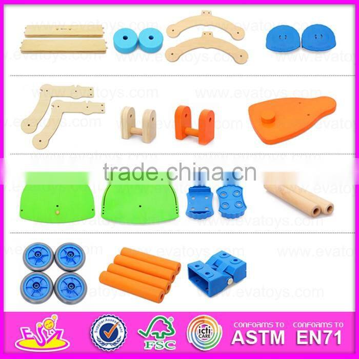 2016 new design Wooden baby walker toy,High Quality wooden baby educational walker toy, 3 IN 1 wooden walker toy W16A016