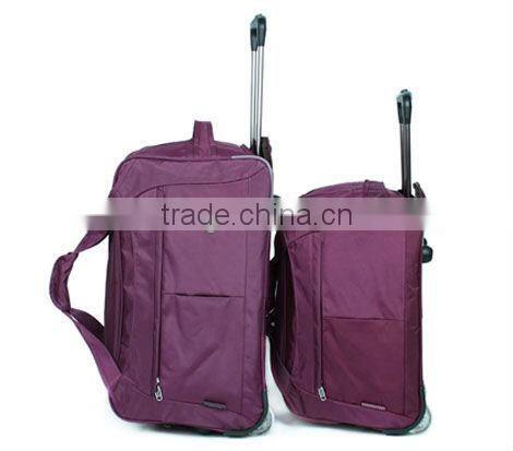Simple and convenient trolley bag for traveler with polyester