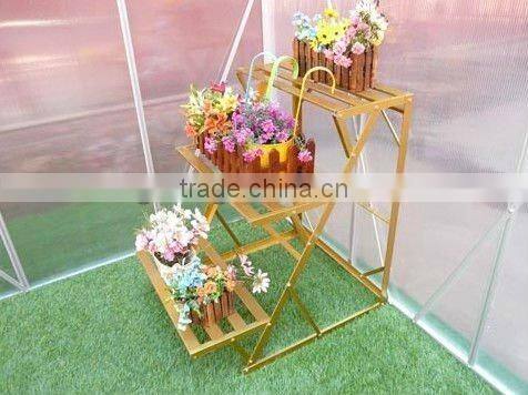 three layer greenhouse shelf