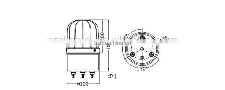 WL-A24-1101 Revolving Rotating caution warning Beacon Light