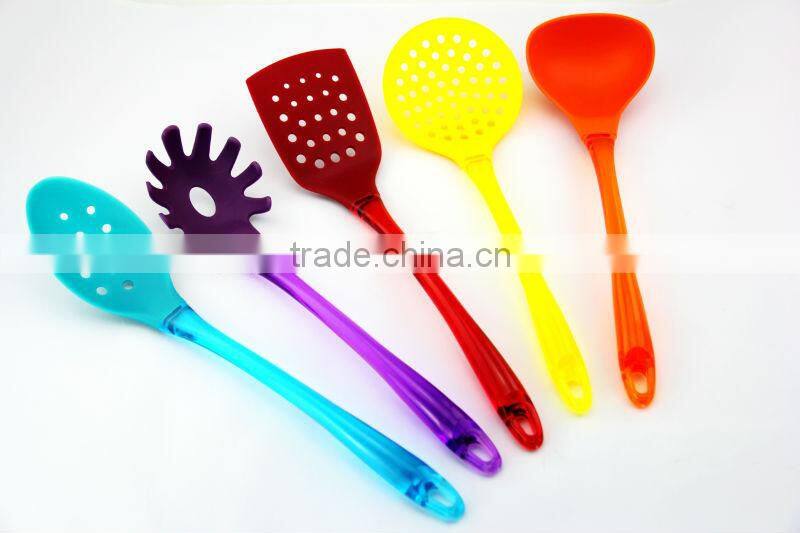 2014 new home appliance colorful 5pc nylon cookware set