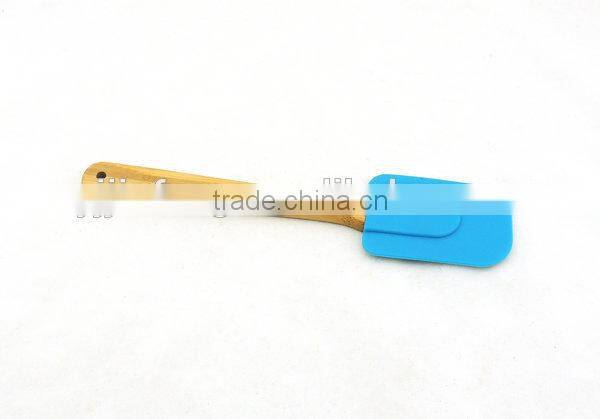 Silicone Dough scraper dough spatula wood handle