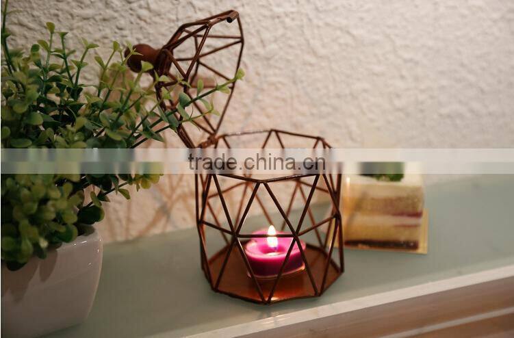 Candle cup iron ornaments