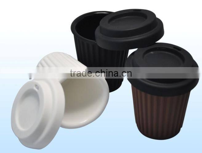 Flexible Unfoldable Silicone Drinking Cups With Silicone lid