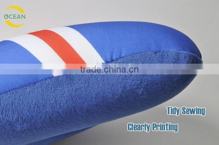 UK Flag U Shape Neck Pillow with High Quality PP Cotton