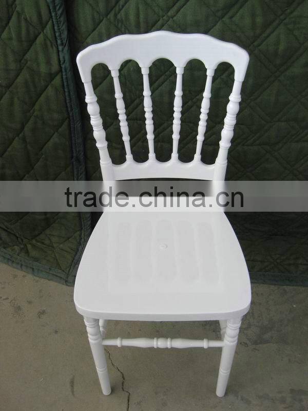 outdoor clear resin napoleon chair for wedding