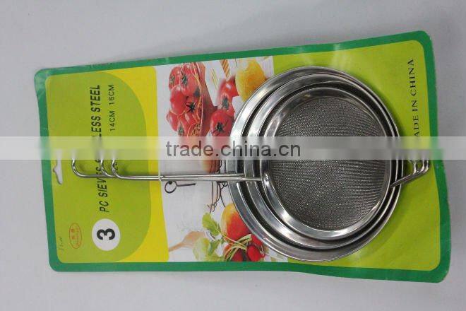 different size stainless steel oil strainer