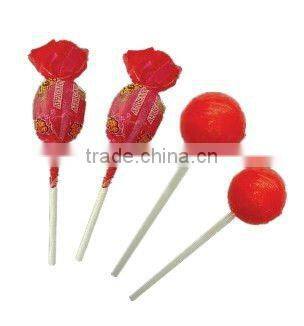 25g Big Bom XXL Strawberry Flavored Lollipop