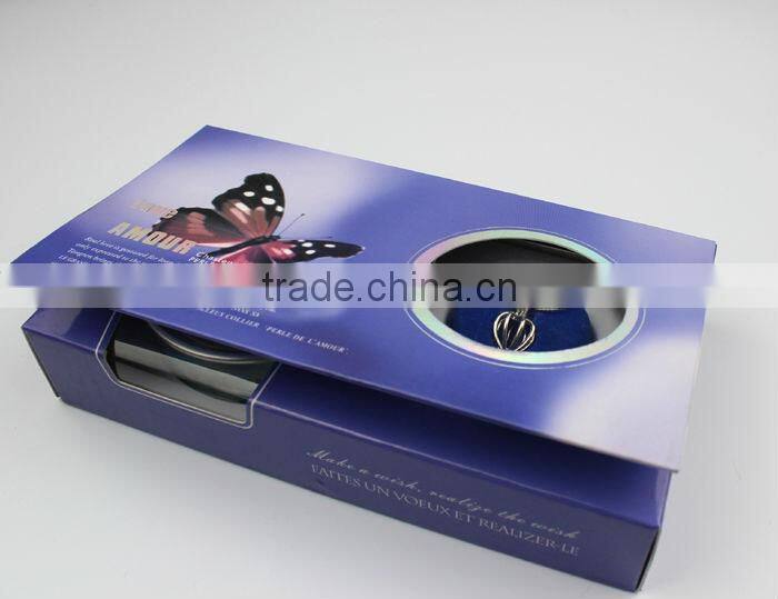 Nature love pearl gift (ocean pearl (red, pink, purple, blue, yellow) English and French version)