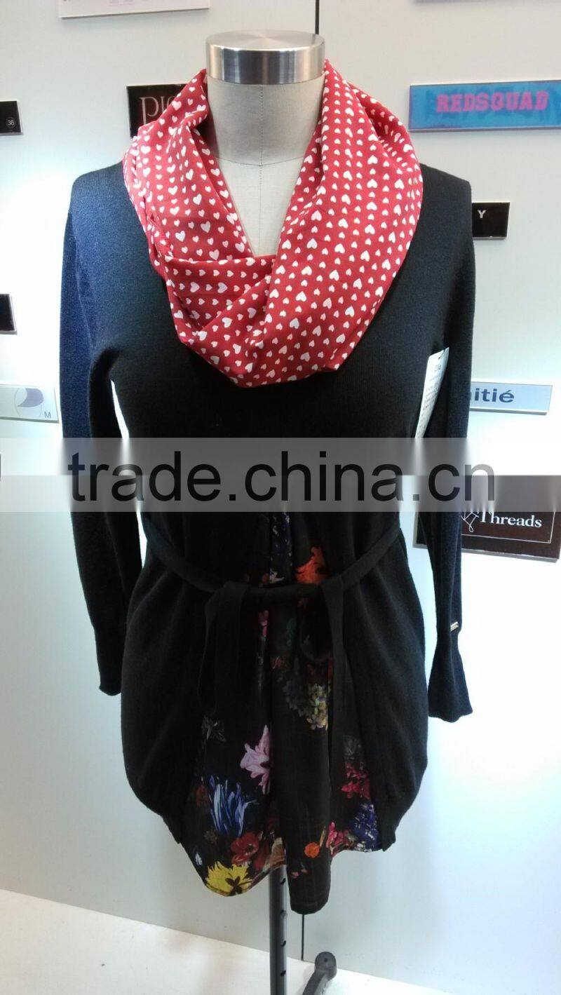 2014 fashion women sweater with collar