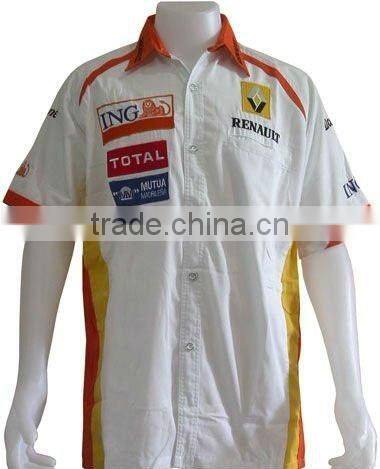 Racing Wear Car Motor Wear Sublimation Racing Shirts
