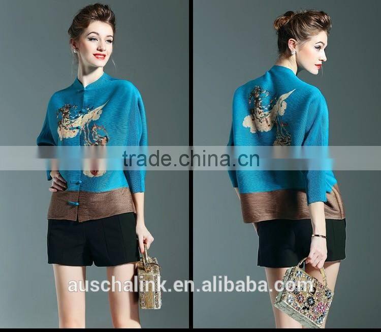 newest chinese stylish popular sexy ladies loose top factory price