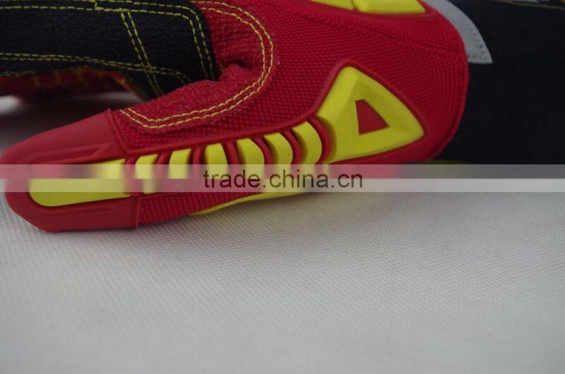 EN388 3541 multi purpose cut resistant level 5 rigging work gloves, palm reinforcement, silicone printed anti slip gloves