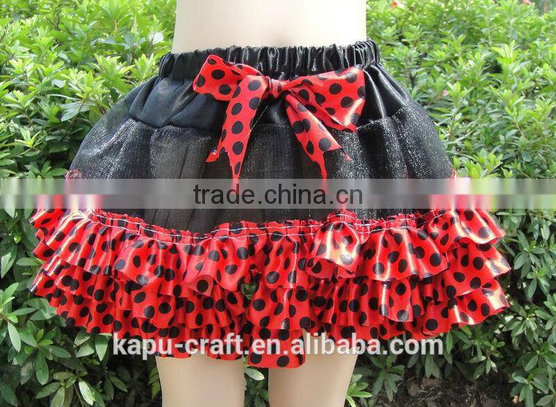 2015 new pattern design printed cotton baby kids wear mini skirts