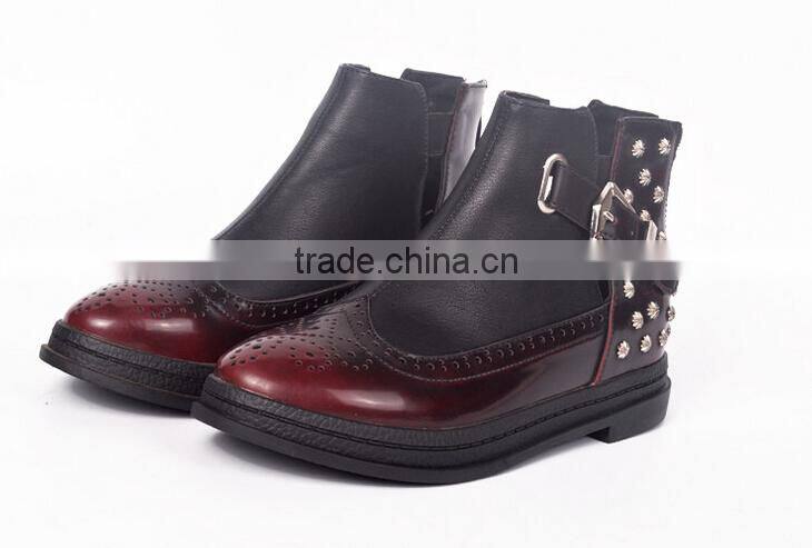 GZY top level low cut guangzhou factory female boots sole shoes high quality stock charming office lady 2017 stcok