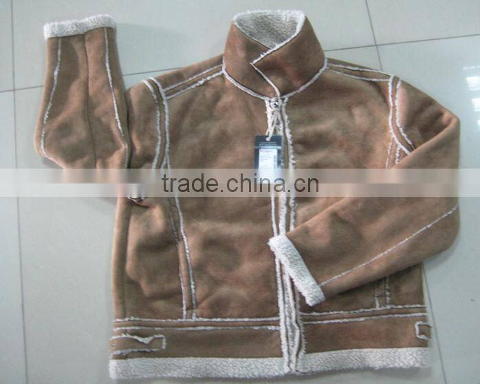 2014 fashion suede jacket