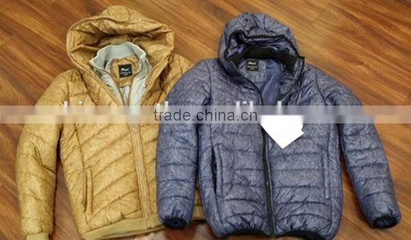 wholesale price winter male jacket clothing stock