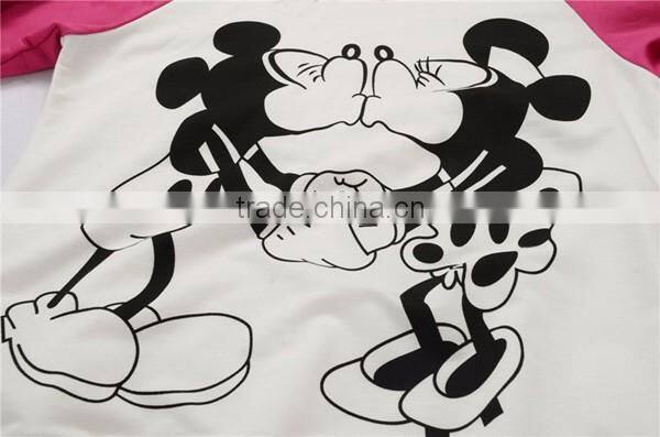 Cute Cartoon Mickey Loose Casual sweatshirt hoodies suit