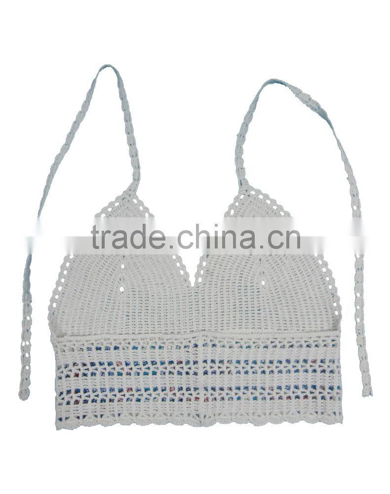 lady's crochet top bikini