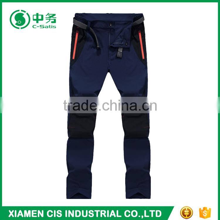 Hot Sale Waterproof Quick Dry Softshell Outdoor Climbing Hiking Pants for Men