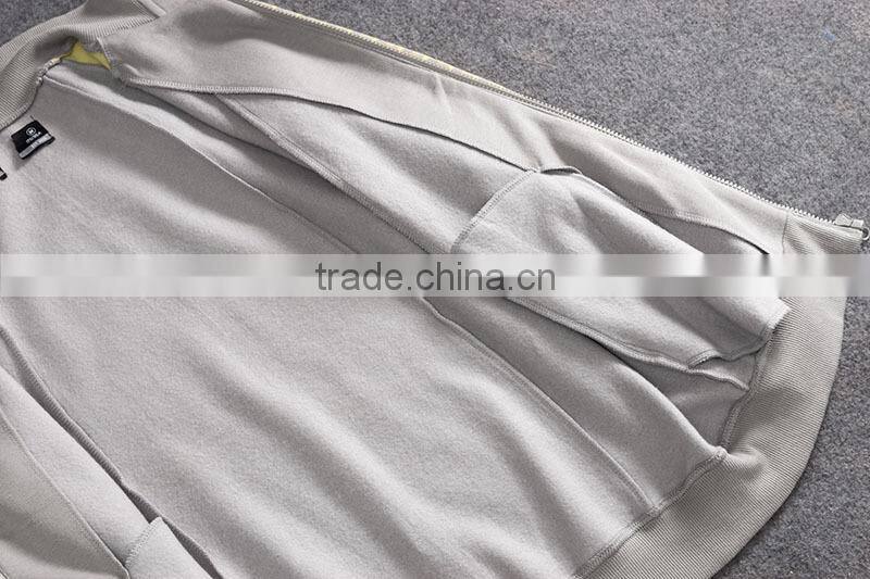 custom hoodies 100% polyester stand collar sweatshirt men's hoody