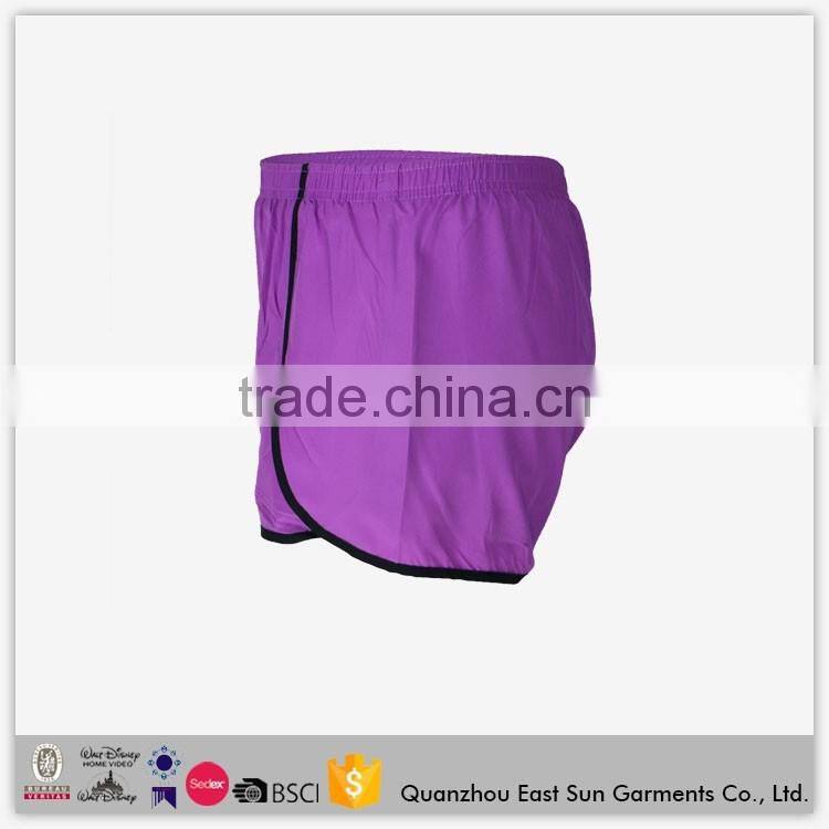 Top Quality Latest Design Hot Sexy Women's Fitness Apparel Colorful Running Sport Shorts With Double Layer Yoga Pants