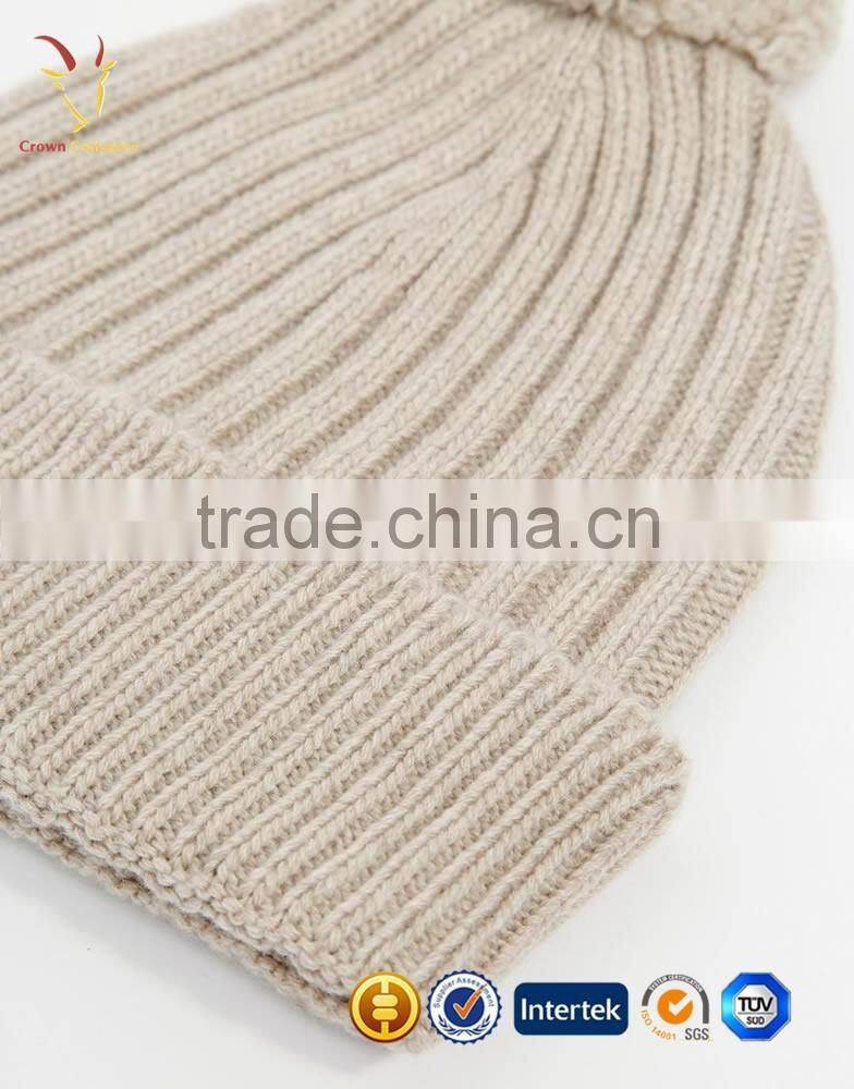 Custom Knitted Pom Beanie hat,Warm Winter Knitted Beanie Hat