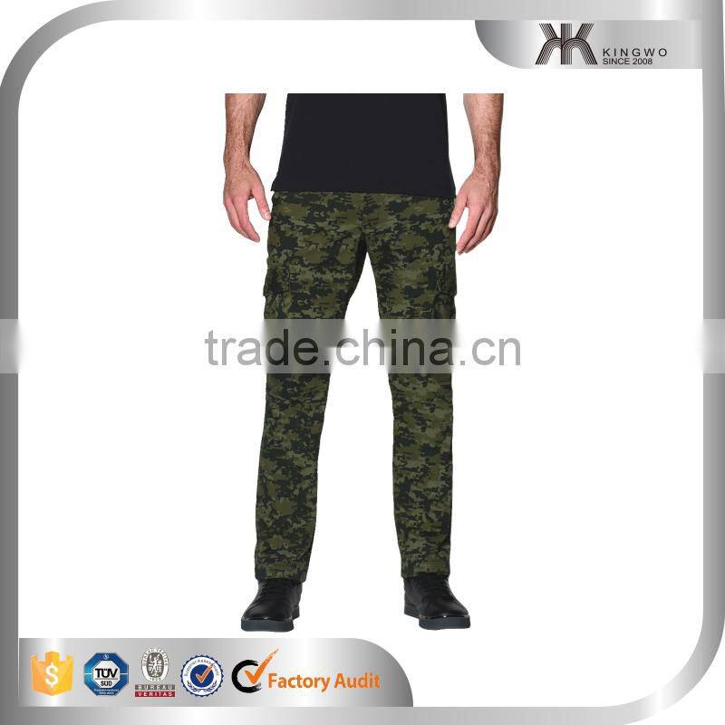 Custom design men military camo cargo pants,camouflage hunting pants