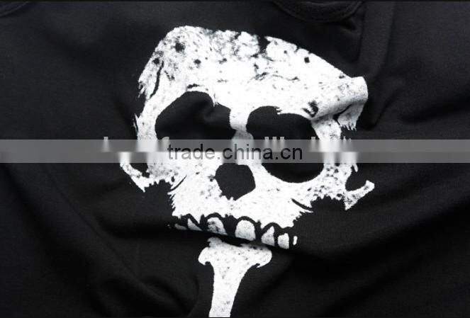 wholesale alibaba fashion design Skull Pattern Fitted Men vests