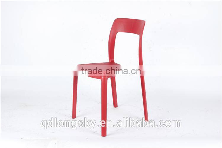 LS-4027A Replica Helios Stacking Side Chair Cheapest Dining Chair PP Indoor and Outdoor Chair