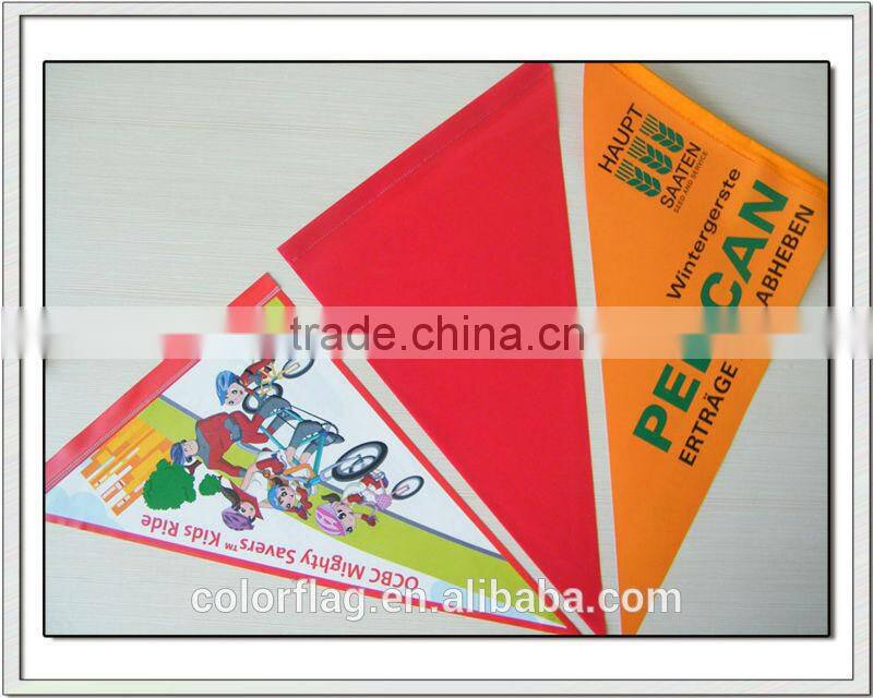 kids safety bicycle flag with pole